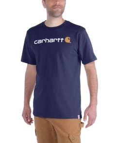 Carhartt Core Logo T-Shirt Dicke Qualität