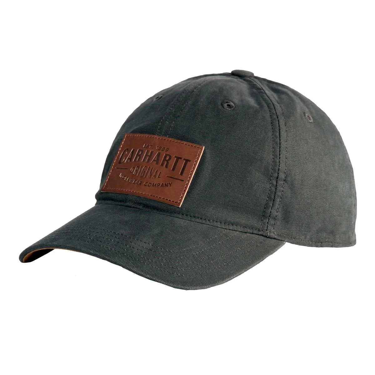 Carhartt Rigby Stretch Fit Leatherette Patch Cap Carhartt Rigby Stretch Fit Leatherette Patch Cap -Haix Shop 103534 grau