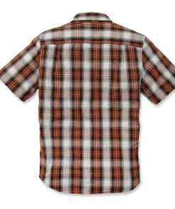 Carhartt SS Open Collar Shirt -Haix Shop 103668 rot back 1280x1280