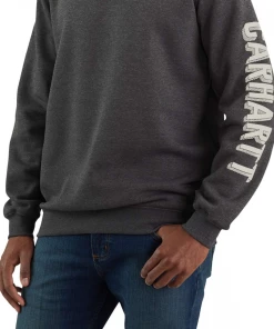 Carhartt Loose Fit Midweight Crewneck Sleeve Graphic Sweatshirt