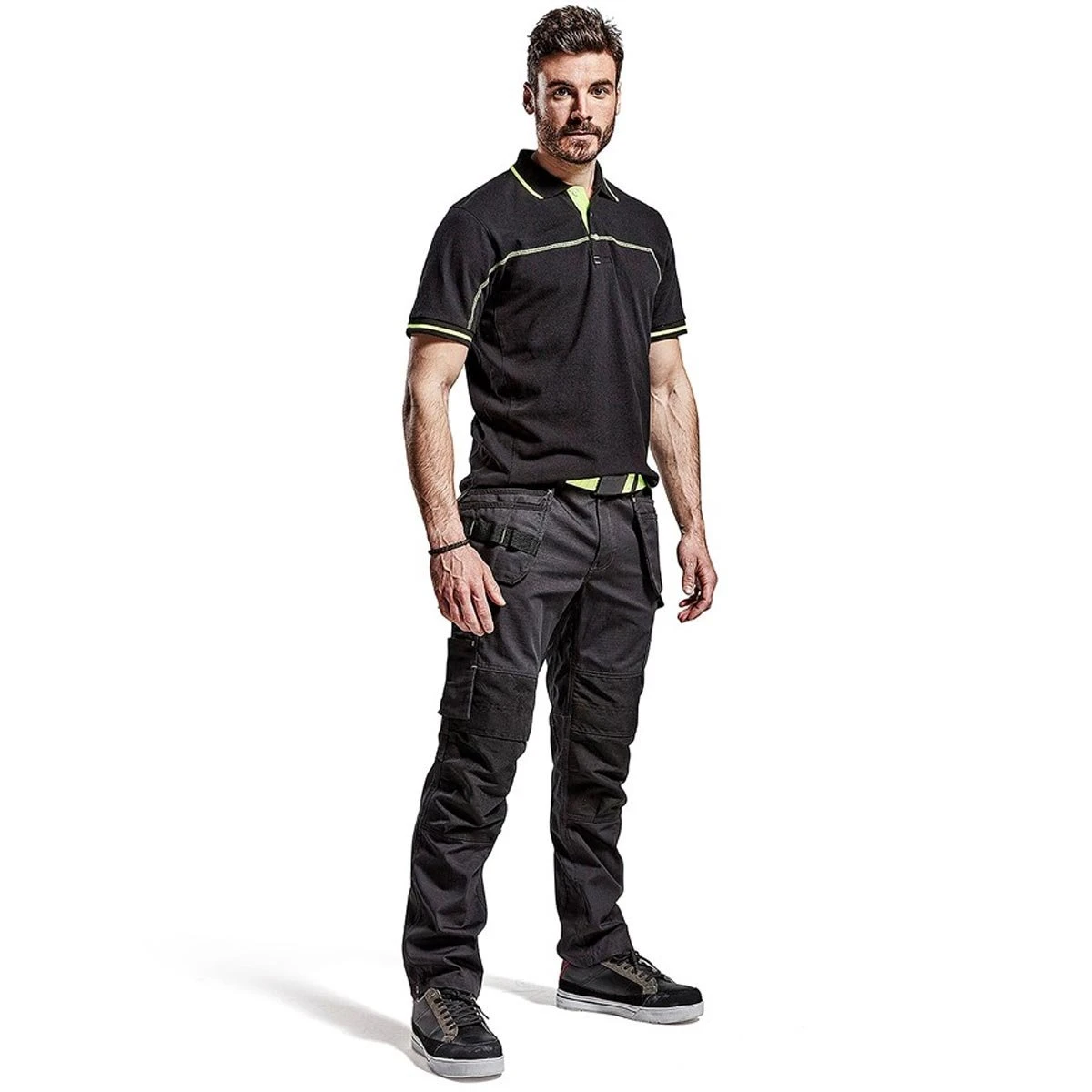 Blakläder Handwerkerhose Ripstop mit Stretch 1496 Blakläder Handwerkerhose Ripstop Mit Stretch 1496 -Haix Shop 1496 schwarz gelb