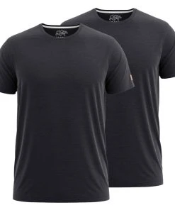 FORSBERG Einfarbiges T-Shirt Im Doppelpack 2 FORSBERG Einfarbiges T-Shirt Im Doppelpack -Haix Shop 721261 10 Doppelpack schwarz front web 1280x1280