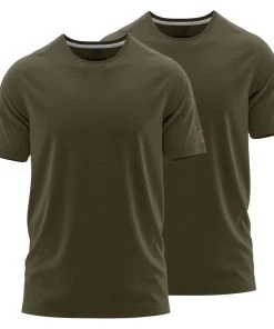 FORSBERG Einfarbiges T-Shirt Im Doppelpack 9 FORSBERG Einfarbiges T-Shirt Im Doppelpack -Haix Shop 721261 640 dark olive doppel front 1280x1280