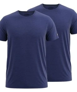 FORSBERG Einfarbiges T-Shirt Im Doppelpack 7 FORSBERG Einfarbiges T-Shirt Im Doppelpack -Haix Shop 721261 73 Doppelpack navy melange front web 1 1280x1280