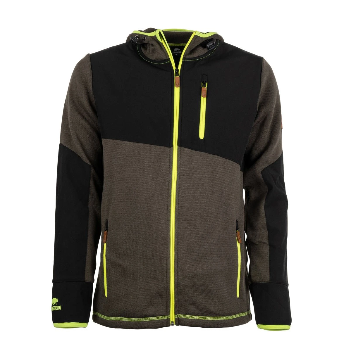 FORSBERG Alrik II Kapuzenjacke aus Strickfleece FORSBERG Alrik II Kapuzenjacke Aus Strickfleece -Haix Shop 750679 44 Alrik II olive front