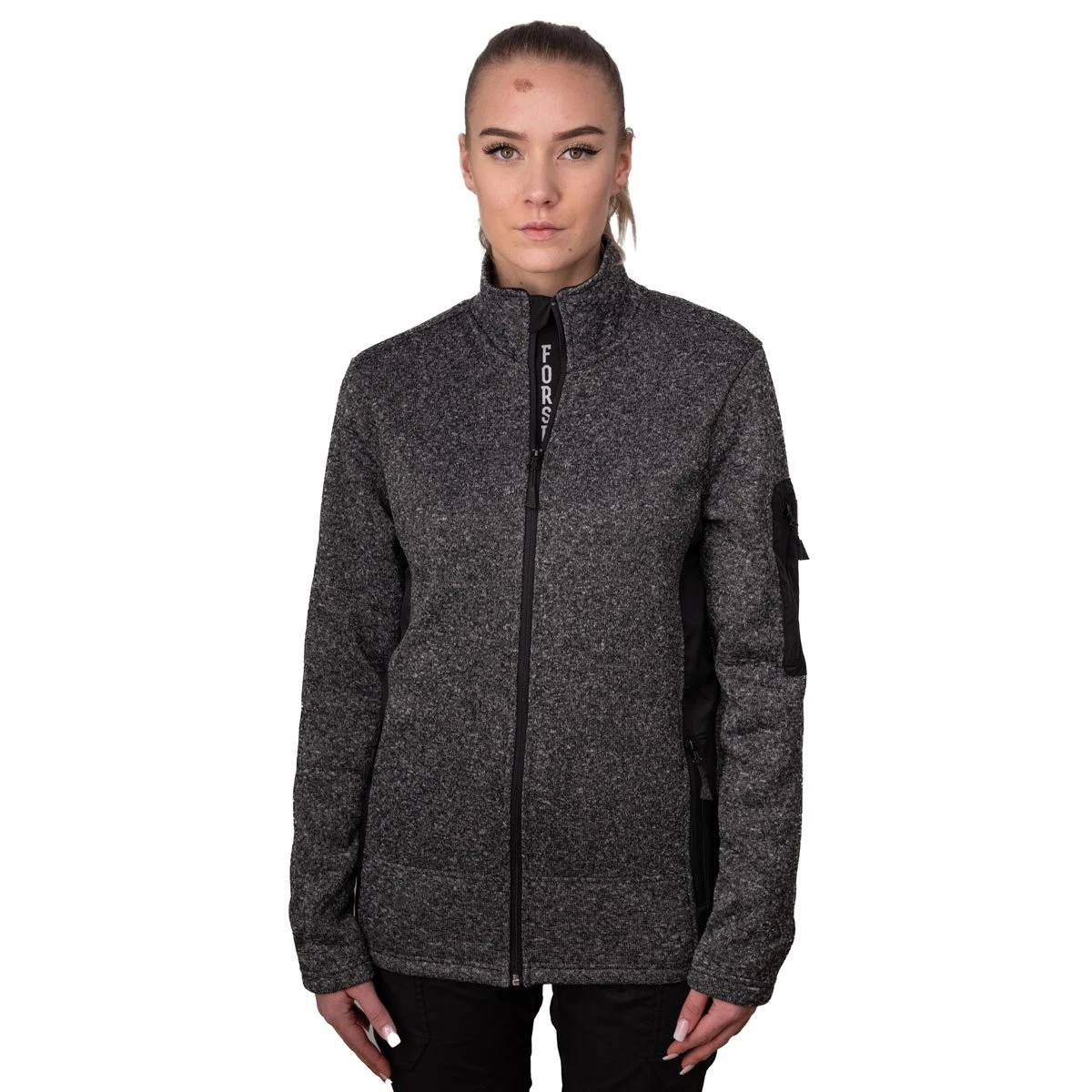 FORSBERG Elva Damen Strickfleece Jacke FORSBERG Elva Damen Strickfleece Jacke -Haix Shop 750682 11 Elva Model Front