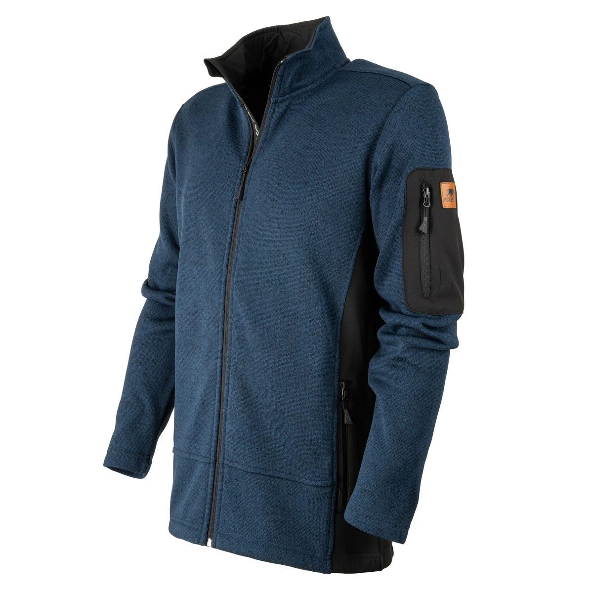 FORSBERG Arvid Strickfleece Jacke FORSBERG Arvid Strickfleece Jacke -Haix Shop 750682 120 Arvid Strickfleece Jacke blau frontside 2