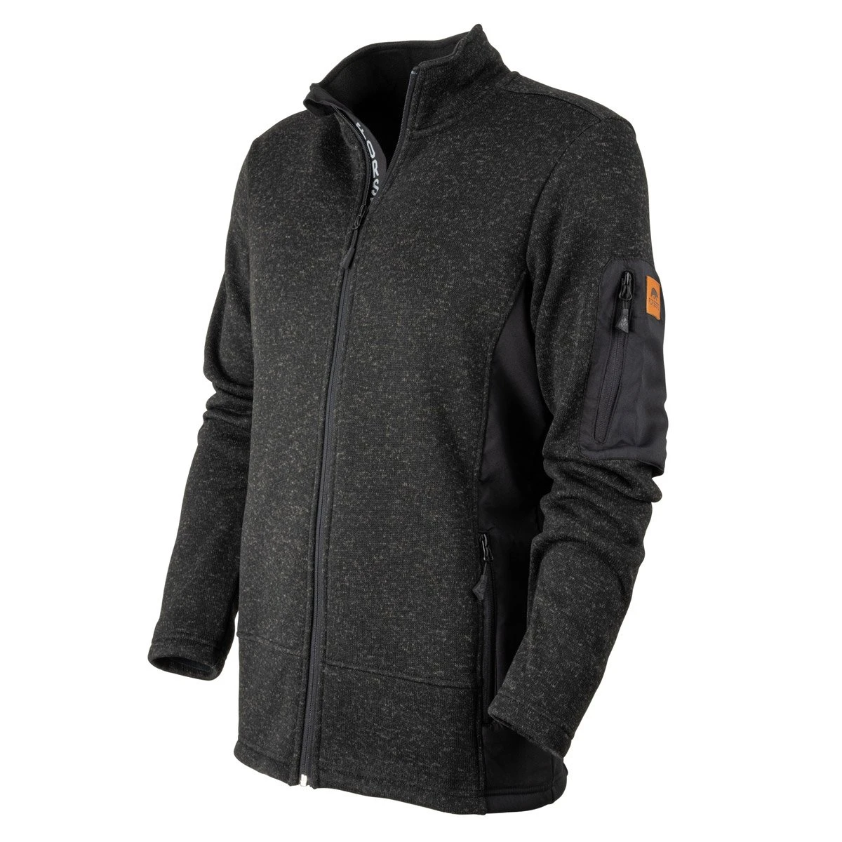 FORSBERG Arvid Strickfleece Jacke FORSBERG Arvid Strickfleece Jacke -Haix Shop 750682 130 Arvid schwarz melange frontside 1