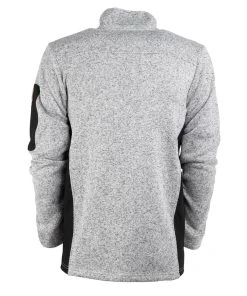 FORSBERG Arvid Strickfleece Jacke 7 FORSBERG Arvid Strickfleece Jacke -Haix Shop 750682 134 Arvid hellgrau melange back web 1280x1280
