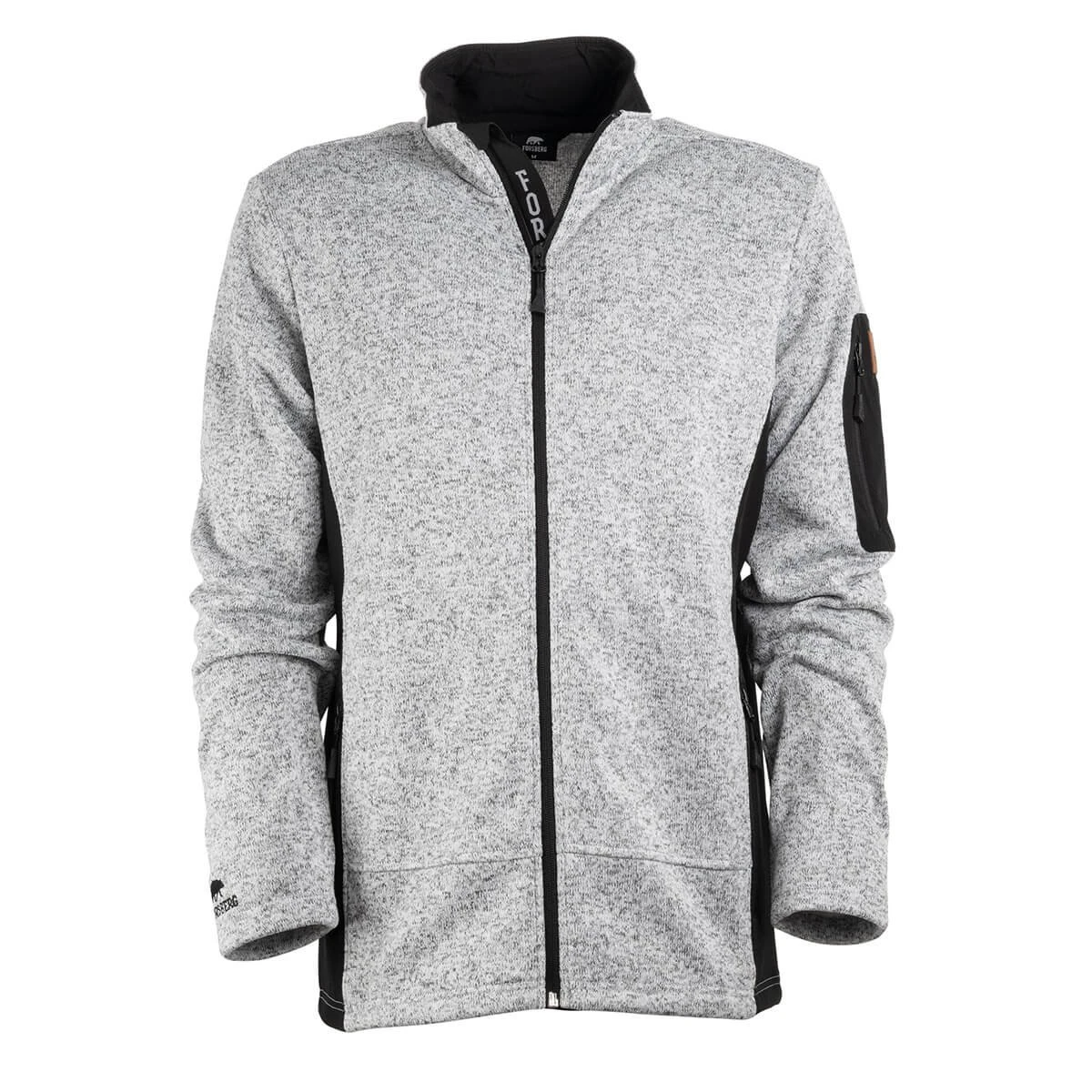 FORSBERG Arvid Strickfleece Jacke FORSBERG Arvid Strickfleece Jacke -Haix Shop 750682 134 Arvid hellgrau melange front