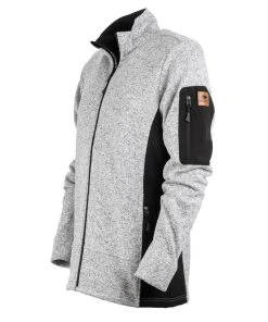 FORSBERG Arvid Strickfleece Jacke 4 FORSBERG Arvid Strickfleece Jacke -Haix Shop 750682 134 Arvid hellgrau melange frontside 01 web 1280x1280
