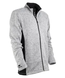 FORSBERG Arvid Strickfleece Jacke 6 FORSBERG Arvid Strickfleece Jacke -Haix Shop 750682 134 Arvid hellgrau melange frontside 02 web 1280x1280