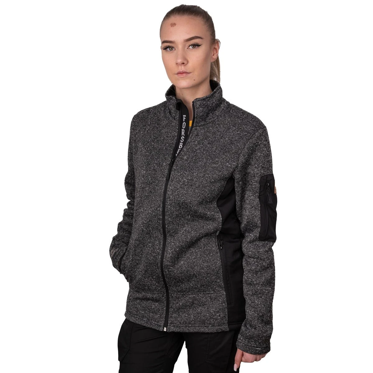 FORSBERG Elva Damen Strickfleece Jacke FORSBERG Elva Damen Strickfleece Jacke -Haix Shop 750686 11 Elva Model Frontside