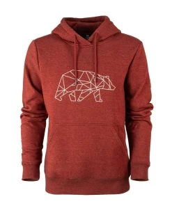 FORSBERG Pettarson Hoodie Mit Logo -Haix Shop 793991 346 Pettarson bordeaux melange grau front web 1280x1280