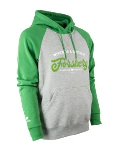 FORSBERG Tonigson Hoodie Zweifarbig Mit Retrologo 2 FORSBERG Tonigson Hoodie Zweifarbig Mit Retrologo -Haix Shop 803236 430 Tonigson gruen uni hellgrau melange frontside 2 web 1280x1280