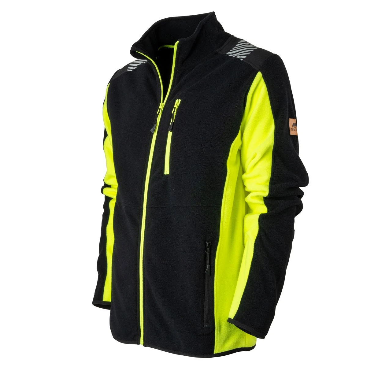 FORSBERG Sikkar funktionelle Fleecejacke FORSBERG Sikkar Funktionelle Fleecejacke -Haix Shop 807 498 400 Sikkar neongelb schwarz frontside 1