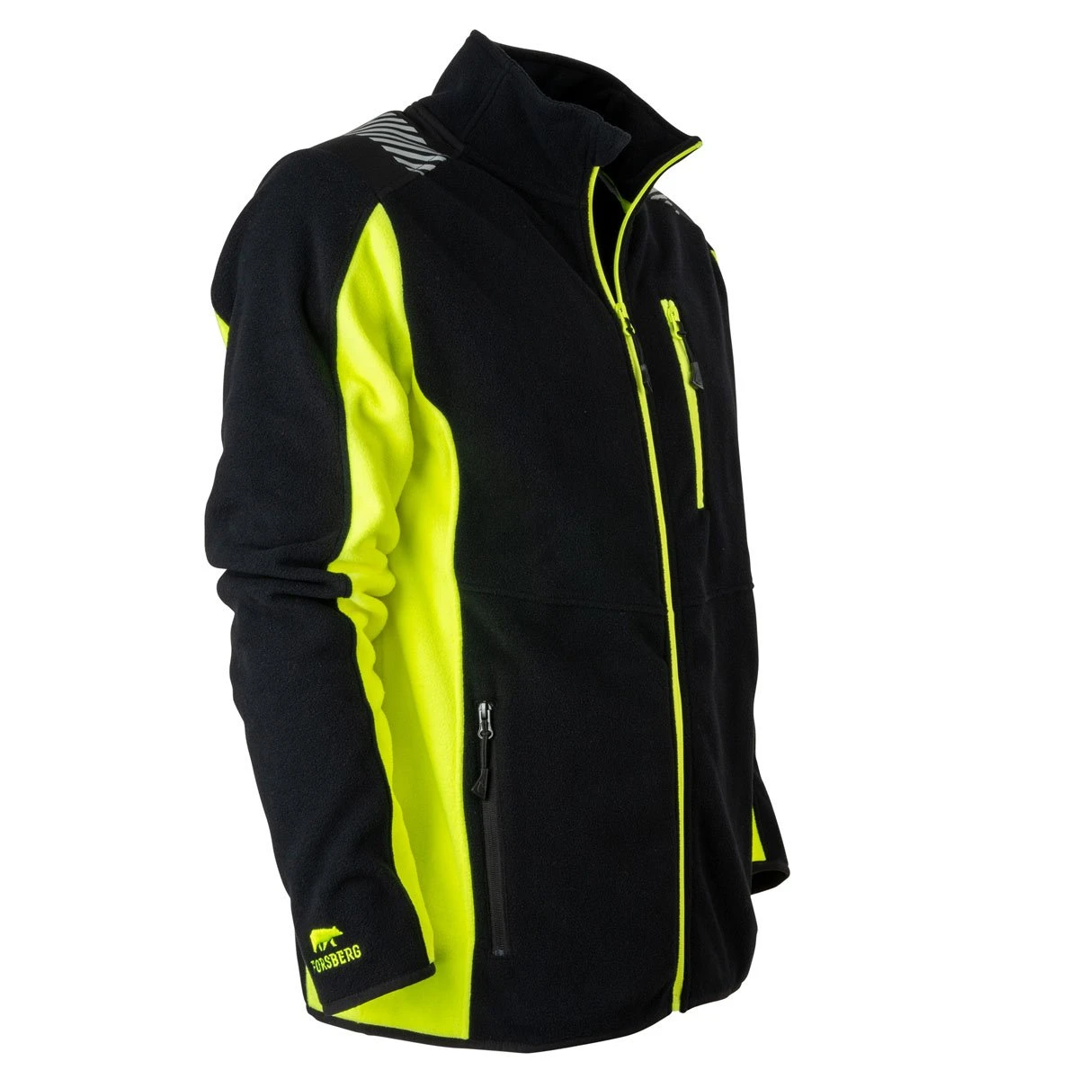 FORSBERG Sikkar funktionelle Fleecejacke FORSBERG Sikkar Funktionelle Fleecejacke -Haix Shop 807 498 400 Sikkar neongelb schwarz frontside 2