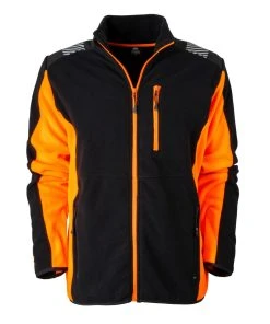 FORSBERG Sikkar Funktionelle Fleecejacke 4 FORSBERG Sikkar Funktionelle Fleecejacke -Haix Shop 807 498 650 Sikkar neonorange schwarz front web 1280x1280