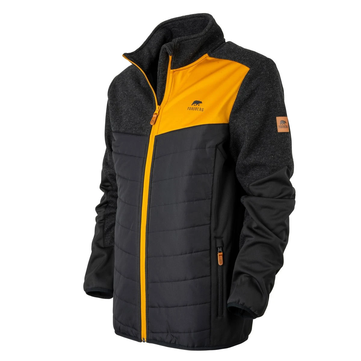 FORSBERG Aeresmann Strickfleecejacke FORSBERG Aeresmann Strickfleecejacke -Haix Shop 808 959 130 Aeresmann schwarz bronze frontside 1