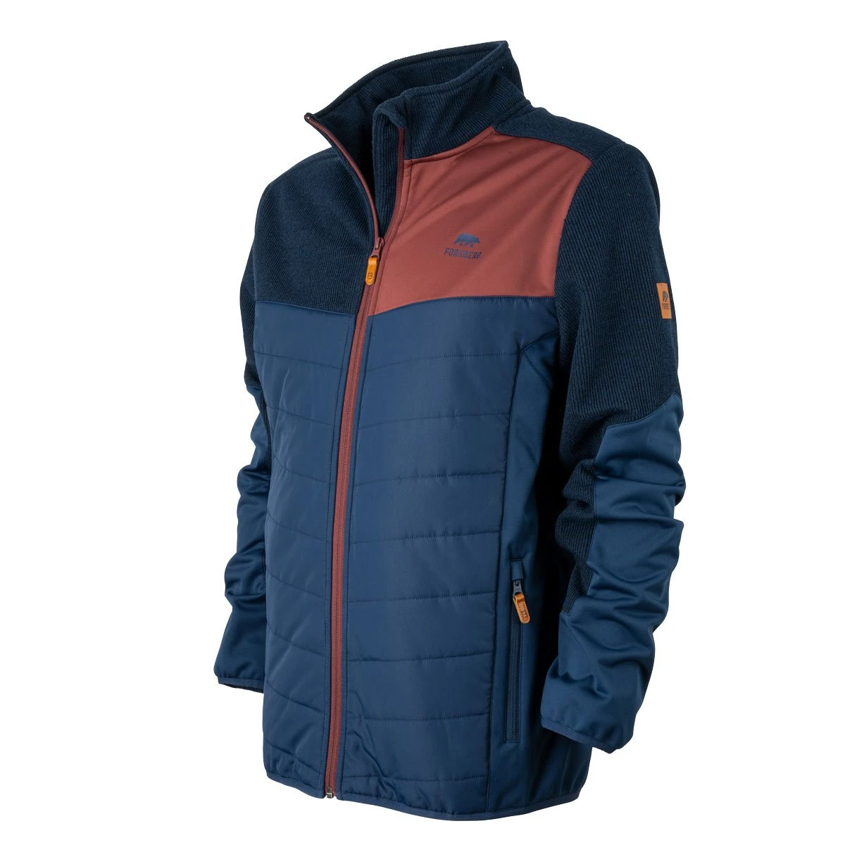 FORSBERG Aeresmann Strickfleecejacke FORSBERG Aeresmann Strickfleecejacke -Haix Shop 808 959 136 Aeresmann blau bordeaux frontside 1