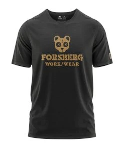 FORSBERG Björnarson T-Shirt Mit Brustlogo