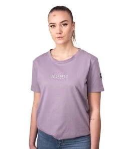 FORSBERG Ilma T-Shirt Mit Brustlogo 4 FORSBERG Ilma T-Shirt Mit Brustlogo -Haix Shop 814590 824 Ilma flieder Model front web 1280x1280