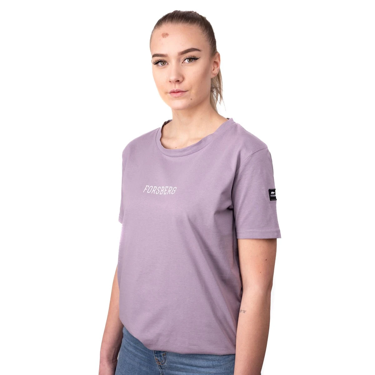 FORSBERG Ilma T-Shirt mit Brustlogo FORSBERG Ilma T-Shirt Mit Brustlogo -Haix Shop 814590 824 Ilma flieder Model frontside