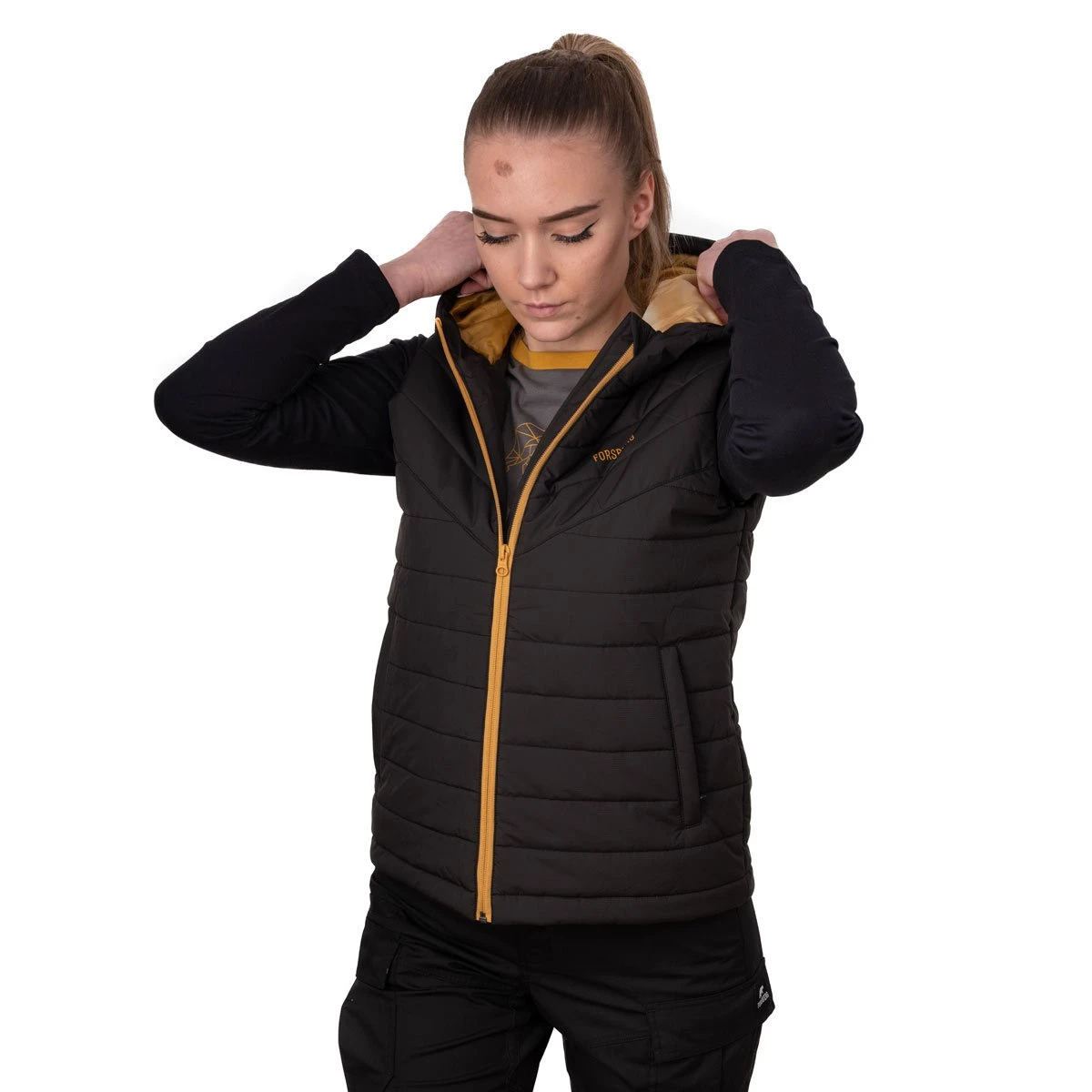 FORSBERG Tilda Damenweste wattiert FORSBERG Tilda Damenweste Wattiert -Haix Shop 815961 130 Tilda Weste Model frontside 2