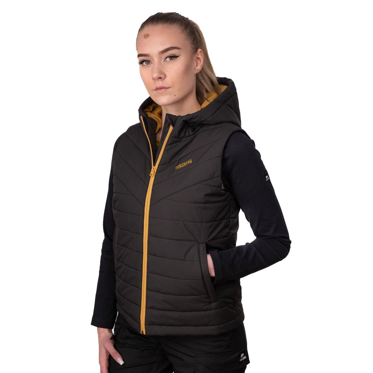 FORSBERG Tilda Damenweste wattiert FORSBERG Tilda Damenweste Wattiert -Haix Shop 815961 130 Tilda Weste Model frontside