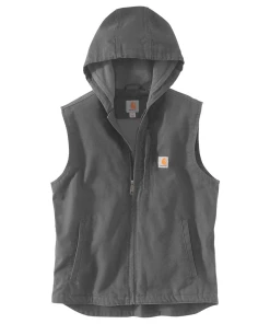 Carhartt Washed Duck Knoxville Weste Mit Kapuze