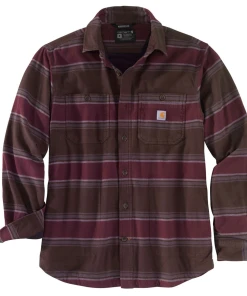 Carhartt HAMILTON FLEECE LINED SHIRT -Haix Shop Carhartt 104913 B22 Carhartt Hamilton Fleece Lined Shirt Front 1280x1280