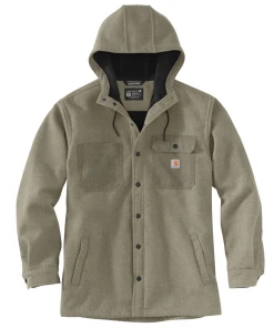 Carhartt RAIN DEFENDER HOODED SHIRT JACKET -Haix Shop Carhartt 105022 G37 Carhartt RAIN DEFENDER HOODED SHIRT JACKET Front 1280x1280