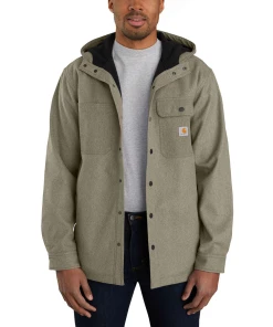 Carhartt RAIN DEFENDER HOODED SHIRT JACKET -Haix Shop Carhartt 105022 G37 Carhartt RAIN DEFENDER HOODED SHIRT JACKET Wear 1280x1280