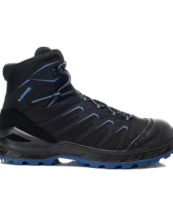 Lowa LARROX Work GTX Mid S3 -Haix Shop ELTEN 5482 LARROX Work GTX black blue mid RIGHT 1280x1280
