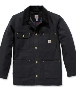 Carhartt Duck Chore Coat Jacke -Haix Shop EU 103825 BLK F 1280x1280