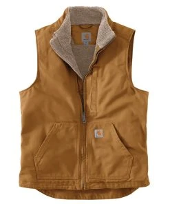 Carhartt Mock Neck Winterweste Mit Webpelzfutter