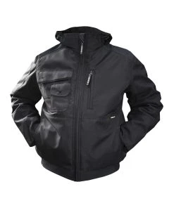 DASSY AUSTIN Wasserdichte Und Atmungsaktive Winterjacke -Haix Shop austin canvas winter jacket black front 1280x1280