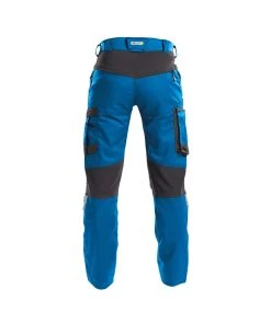 DASSY Helix Arbeitshose Mit Stretch -Haix Shop helix work trousers with stretch azure blue anthracite grey back 1280x1280