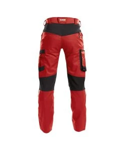 DASSY Helix Arbeitshose Mit Stretch -Haix Shop helix work trousers with stretch red black back 1280x1280