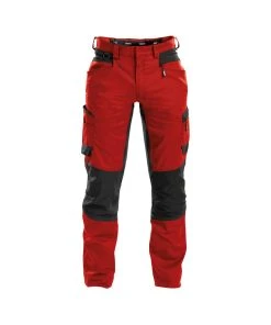 DASSY Helix Arbeitshose Mit Stretch -Haix Shop helix work trousers with stretch red black front 1280x1280