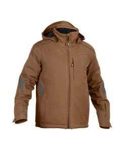 DASSY NORDIX Stretch Winterjacke Wasserdicht Und Atmungsaktiv NORDIX -Haix Shop nordix stretch winter jacket clay brown front 1280x1280